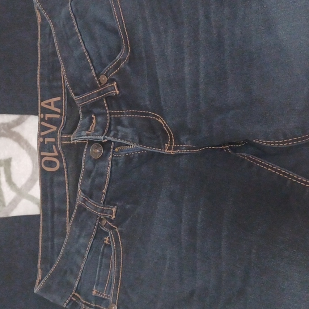 Dark stretchy jeggings,size 1
